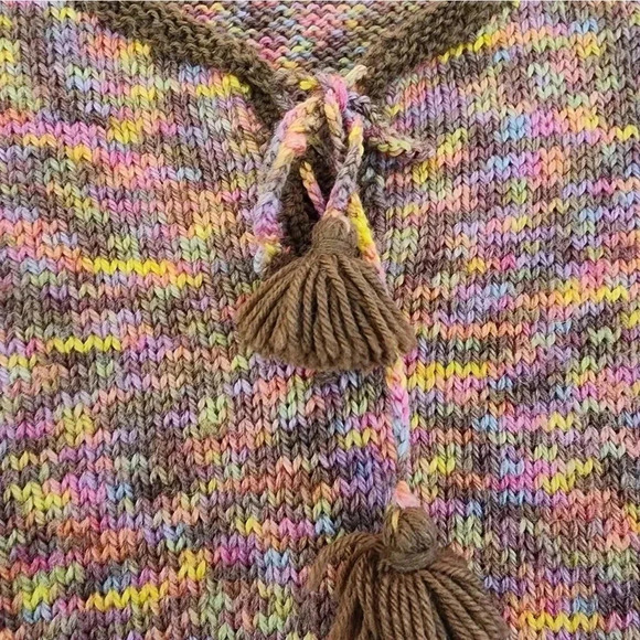 Handknit wool dress tunic - Picture 5 of 8